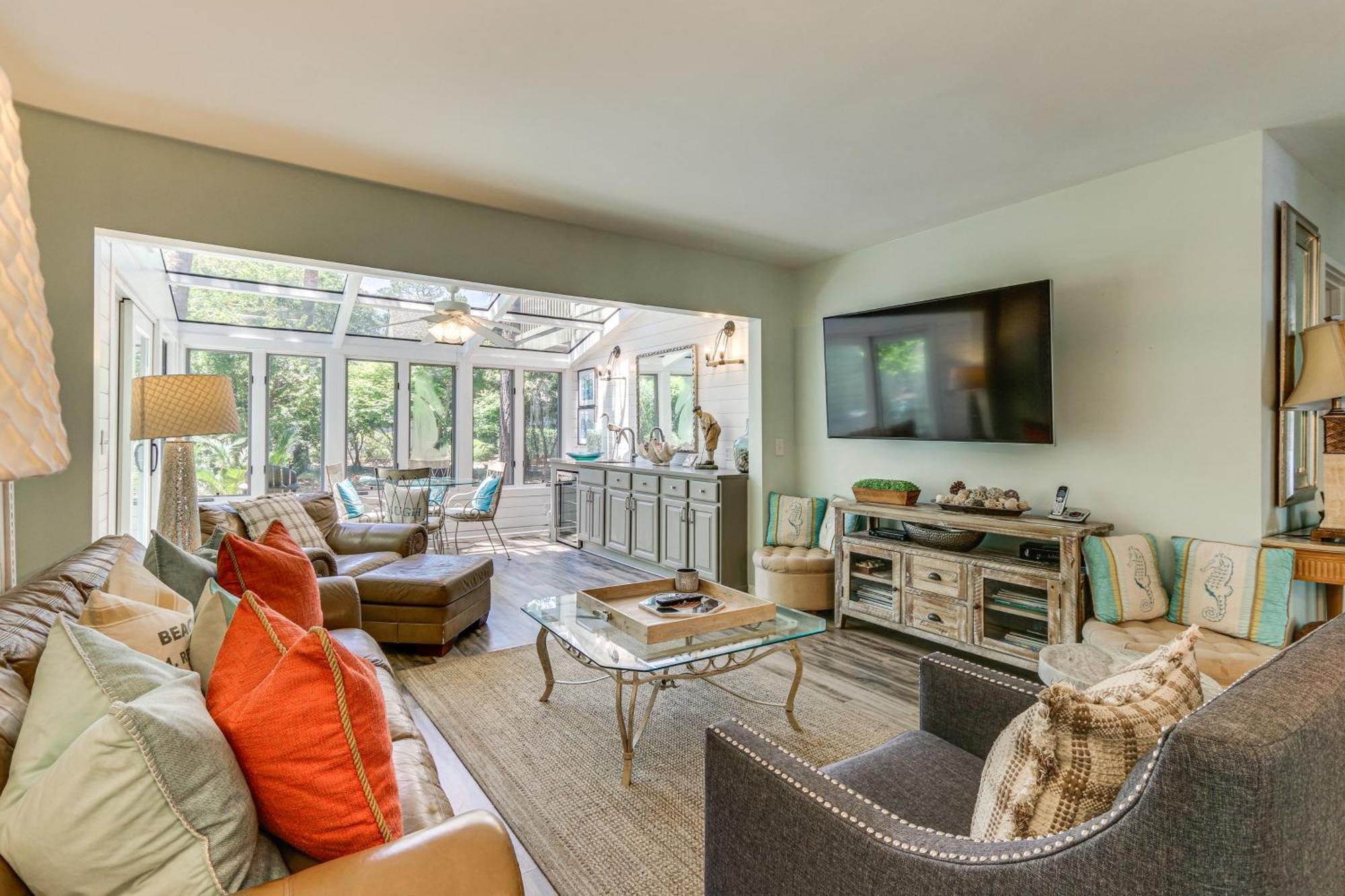 Modern Hilton Head Retreat Walk To Beach And Golf! Hilton Head Island Exterior foto